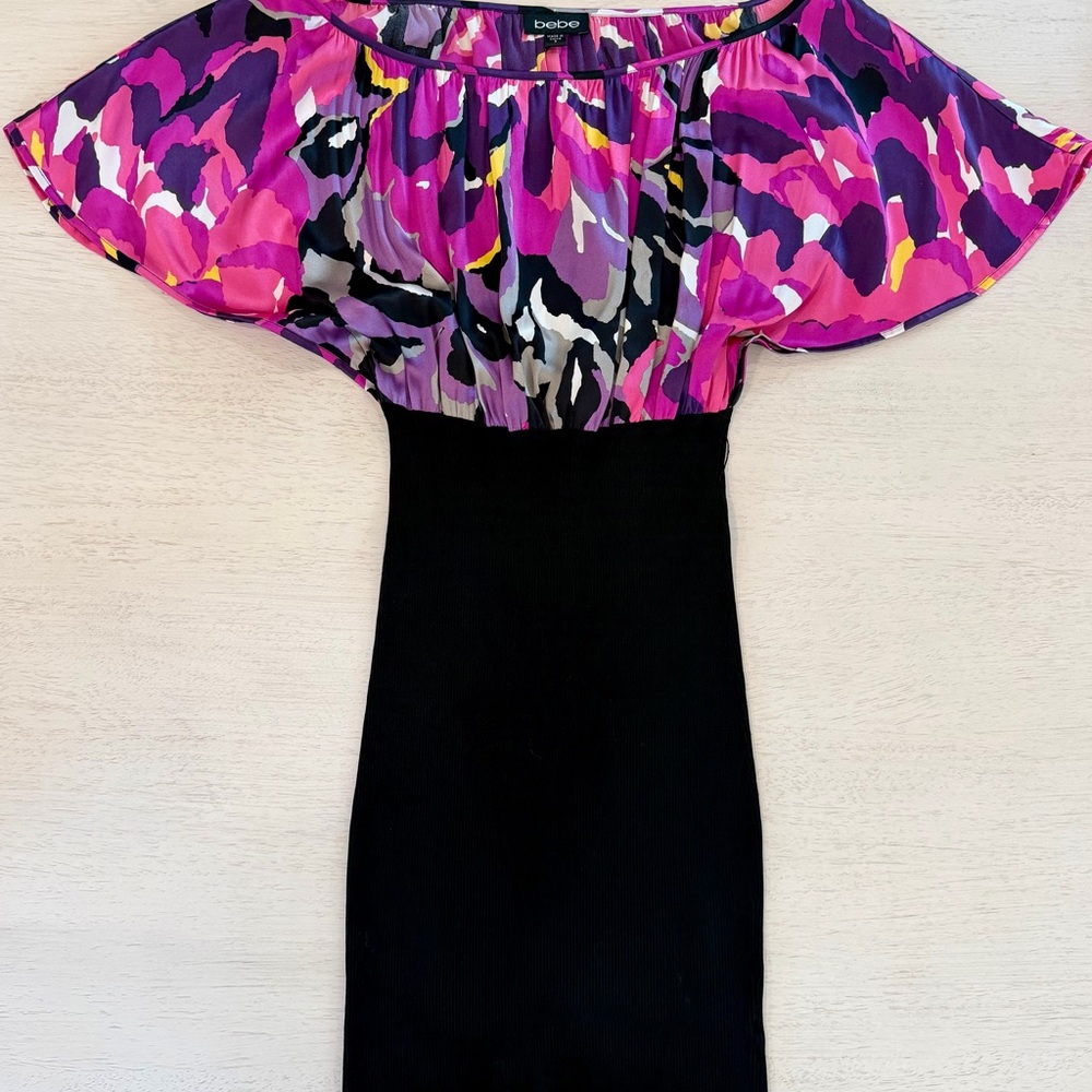 Bebe Bright and Colorful Dress